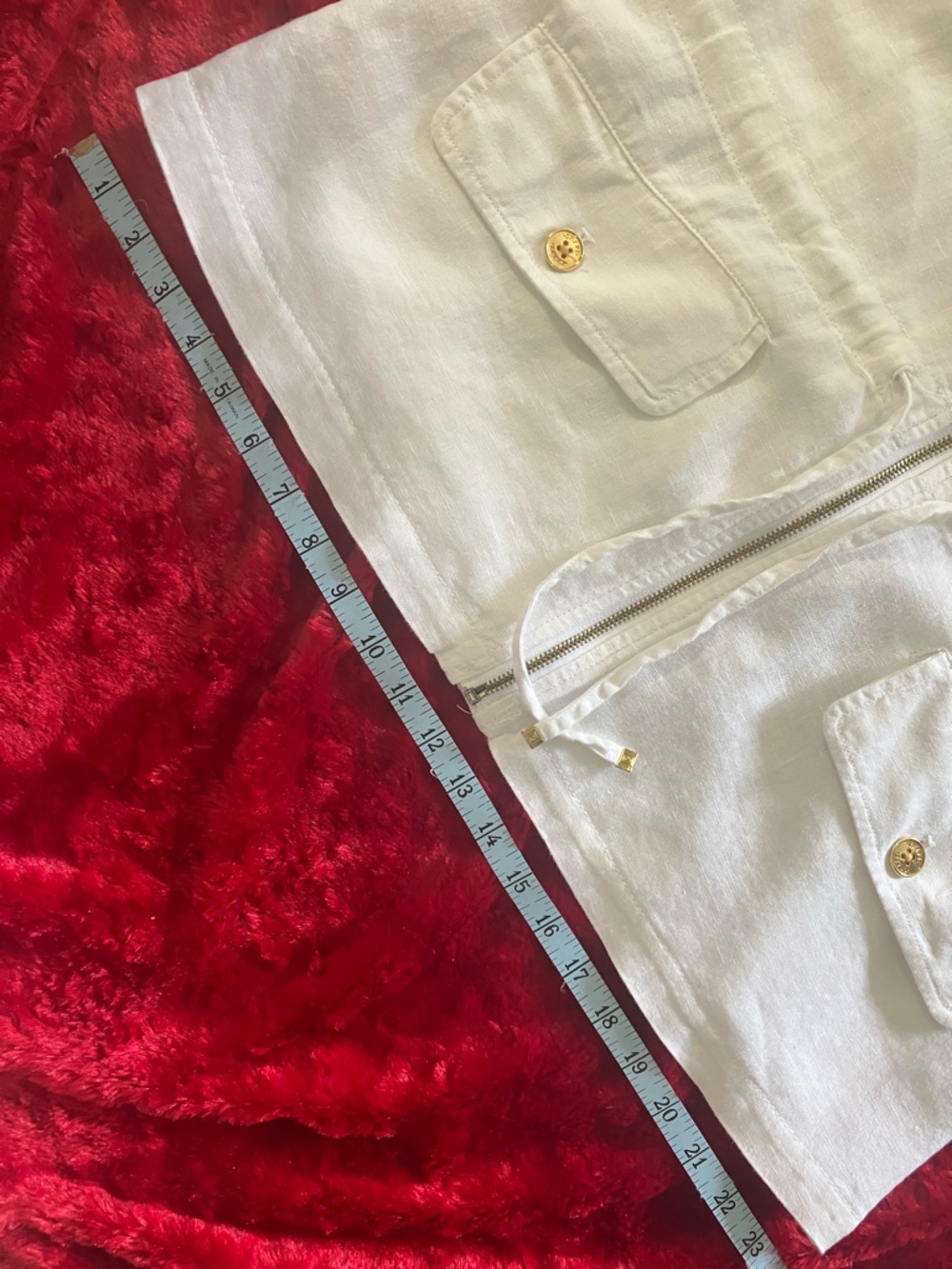 Chaps Linen Jacket - Picture 11 of 15